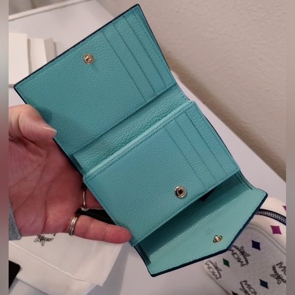 MCM Spektrum Camera Bag With MCM Blue Lagoon Wallet NWOT - Picture 16 of 16